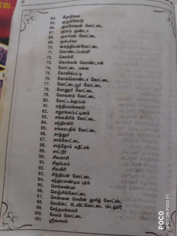 தென்னிந்திய, வட இந்தியக் கோட்டைகள் - சி.எஸ் முருகேசன் | Theninthiya Vada Inthiya Kottaigal C.S Murugesan