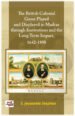 THE BRITISH COLONIAL GAME PLAYED AND DISPLAYED IN MADRAS THROUGH INSTITUTIONS AND THE LONG TERM IMPACT, 1642-1898