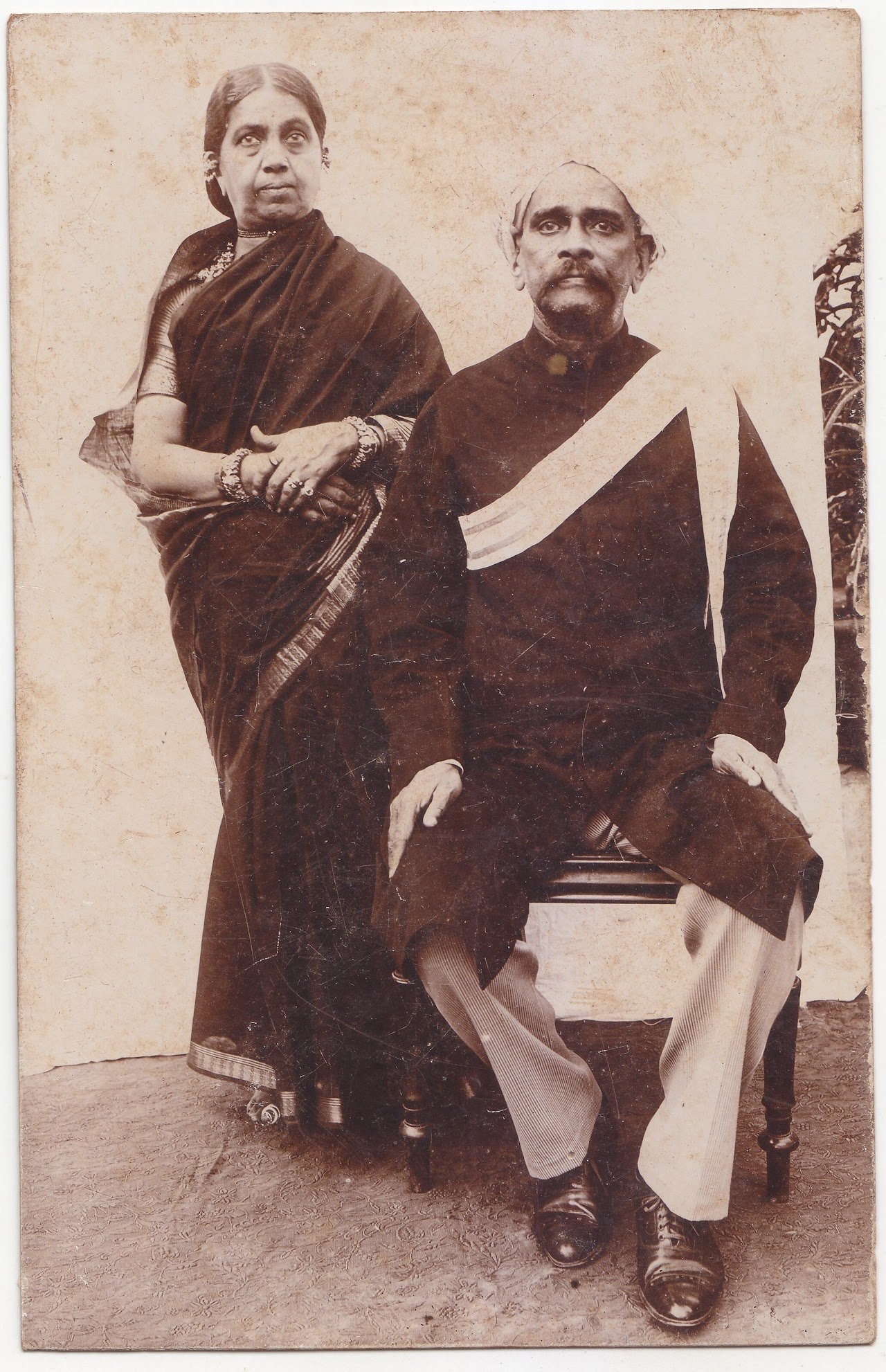 Rajamma Thumboo Chetty (1848-1934) and T. R. A. Thumboo Chetty (1837 - 1907)